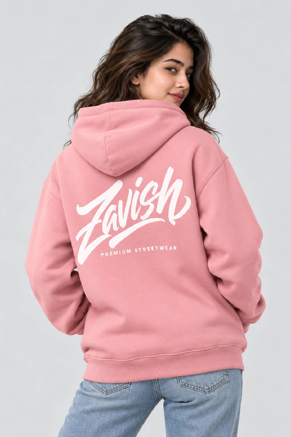 Pink Oversized Hoodie