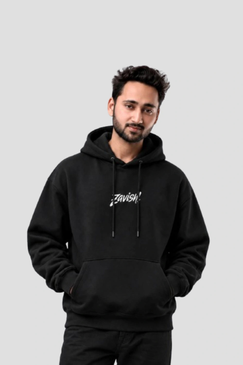 Premium Black Oversized Hoodie