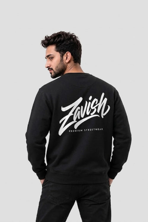Premium Black Oversized Sweatshirt