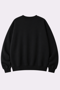 Testing Teddy Bear Patch Black Crew Neck Sweatshirt