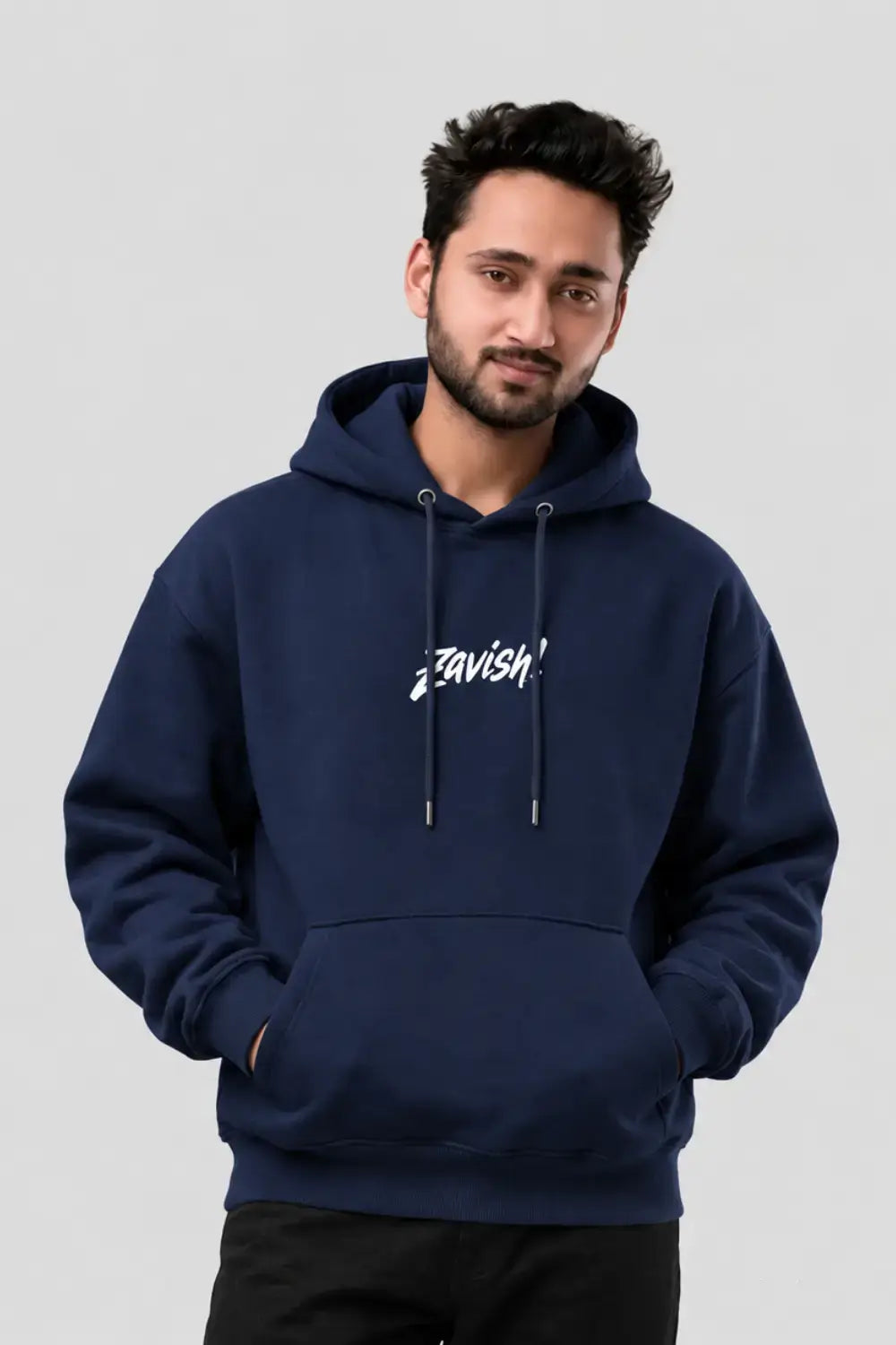 Zavish Blue Oversized Hoodie