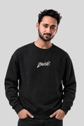 Zavish Black Oversized Sweatshirt