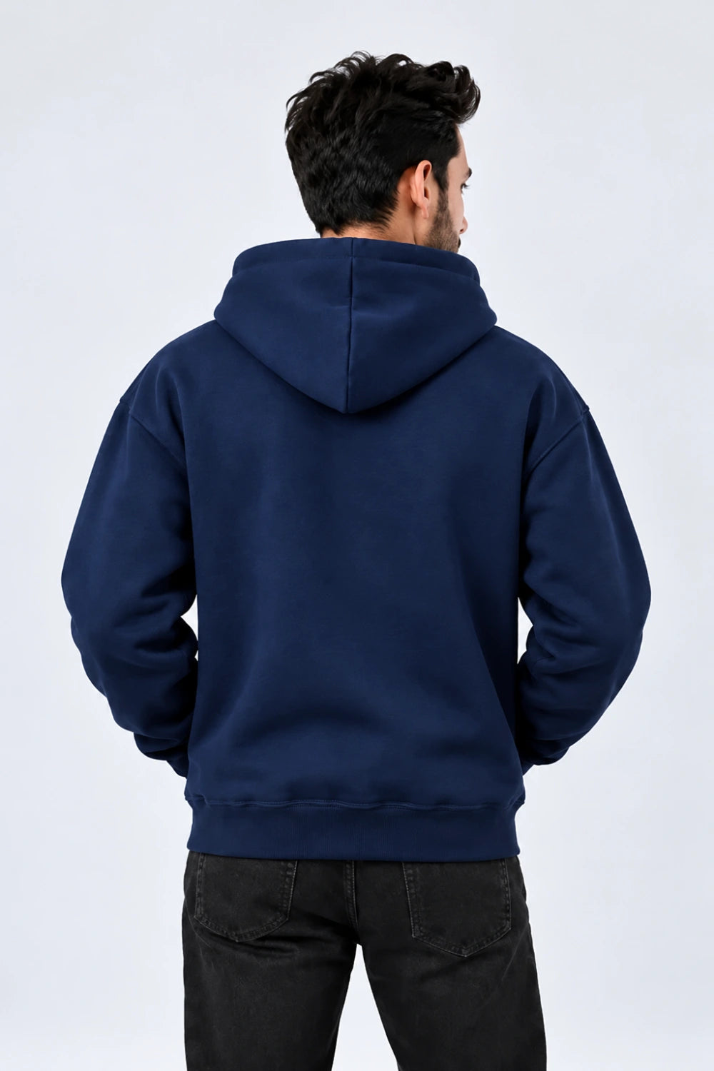 Zavish Blue Zip Up Hoodie
