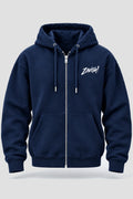 Zavish Blue Zipper Hoodie