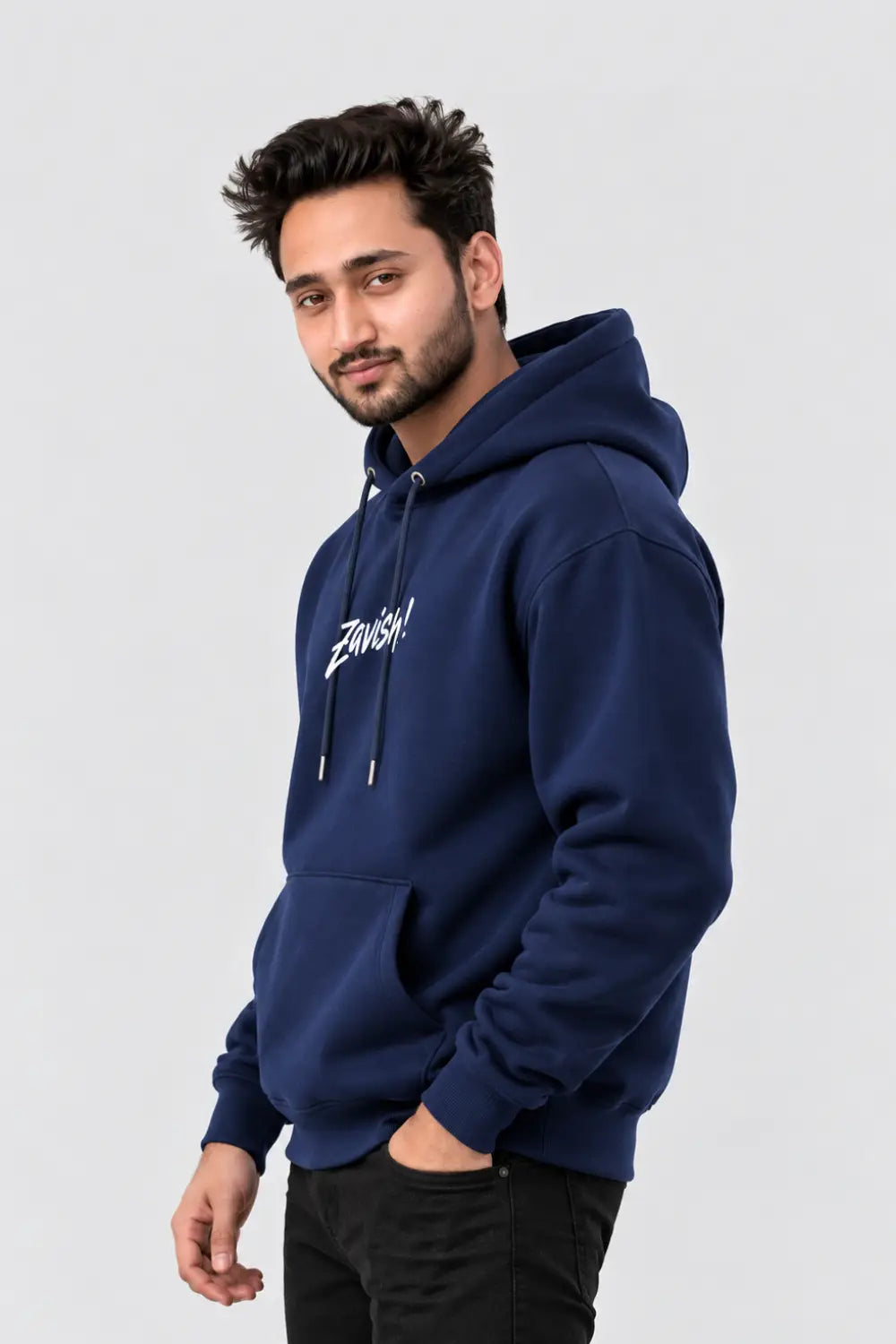 Zavish Premium Blue Oversized Hoodie